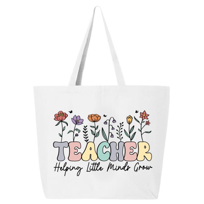 Teacher , Helping Little Minds Grow 25L Jumbo Tote