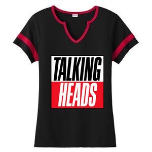 Talking Heads Logo Ladies Halftime Notch Neck Tee