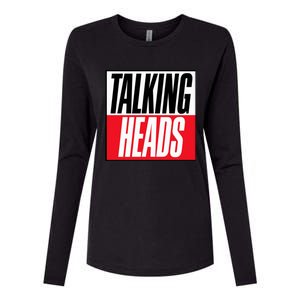 Talking Heads Logo Womens Cotton Relaxed Long Sleeve T-Shirt