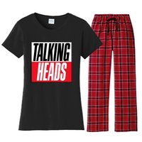 Talking Heads Logo Women's Flannel Pajama Set