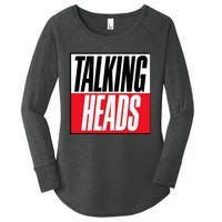 Talking Heads Logo Women's Perfect Tri Tunic Long Sleeve Shirt