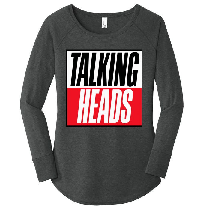 Talking Heads Logo Women's Perfect Tri Tunic Long Sleeve Shirt