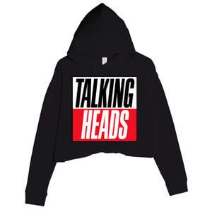 Talking Heads Logo Crop Fleece Hoodie