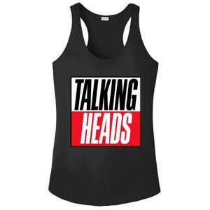 Talking Heads Logo Ladies PosiCharge Competitor Racerback Tank