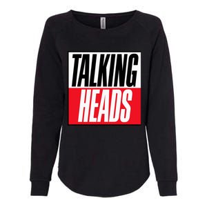 Talking Heads Logo Womens California Wash Sweatshirt