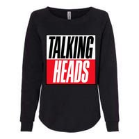 Talking Heads Logo Womens California Wash Sweatshirt