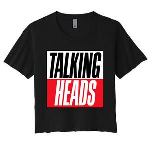 Talking Heads Logo Women's Crop Top Tee