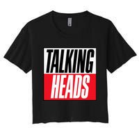 Talking Heads Logo Women's Crop Top Tee