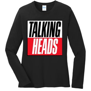 Talking Heads Logo Ladies Long Sleeve Shirt