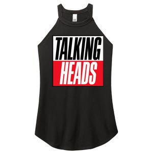 Talking Heads Logo Women's Perfect Tri Rocker Tank