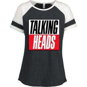 Talking Heads Logo Enza Ladies Jersey Colorblock Tee