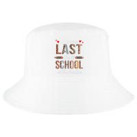 Teacher Happy Last Day Of School Summer Funny Leopard Cool Comfort Performance Bucket Hat