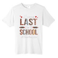 Teacher Happy Last Day Of School Summer Funny Leopard Tall Fusion ChromaSoft Performance T-Shirt