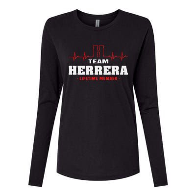 TEAM HERRERA LIFETIME MEMBER Womens Cotton Relaxed Long Sleeve T-Shirt