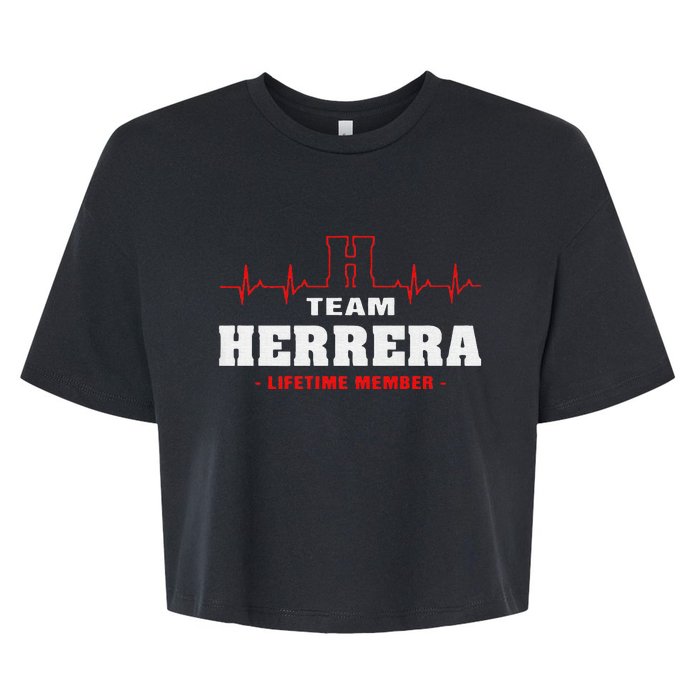 TEAM HERRERA LIFETIME MEMBER Bella+Canvas Jersey Crop Tee