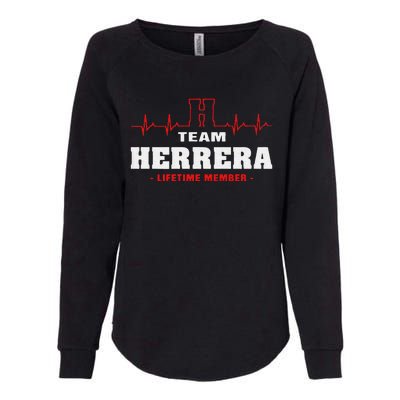 TEAM HERRERA LIFETIME MEMBER Womens California Wash Sweatshirt