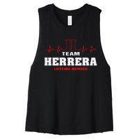 TEAM HERRERA LIFETIME MEMBER Women's Racerback Cropped Tank