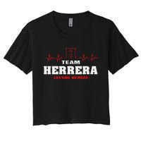 TEAM HERRERA LIFETIME MEMBER Women's Crop Top Tee