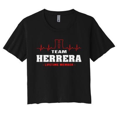 TEAM HERRERA LIFETIME MEMBER Women's Crop Top Tee