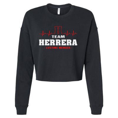 TEAM HERRERA LIFETIME MEMBER Cropped Pullover Crew