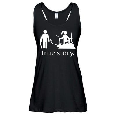 Truestory Hunting Lover Hunter Ladies Essential Flowy Tank