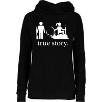 Truestory Hunting Lover Hunter Womens Funnel Neck Pullover Hood