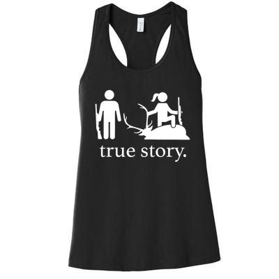 Truestory Hunting Lover Hunter Women's Racerback Tank