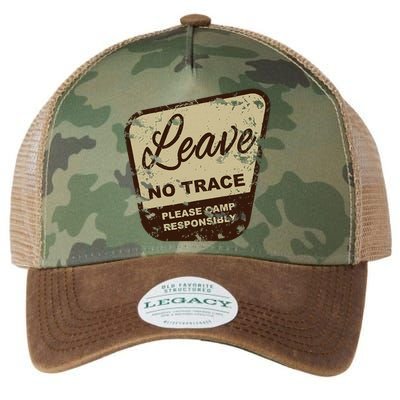 Trail Head, Leave No Trace Hiking Camping Distressed Legacy Tie Dye Trucker Hat