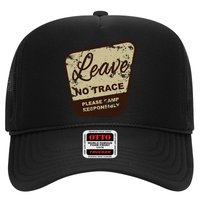 Trail Head, Leave No Trace Hiking Camping Distressed Trucker Hat