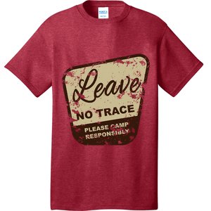 Trail Head, Leave No Trace Hiking Camping Distressed T-Shirt