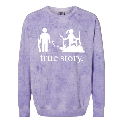 Truestory Hunting Lover Hunter Colorblast Crewneck Sweatshirt