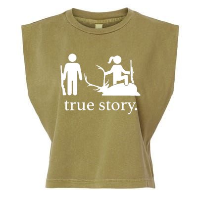 Truestory Hunting Lover Hunter Garment-Dyed Women's Muscle Tee