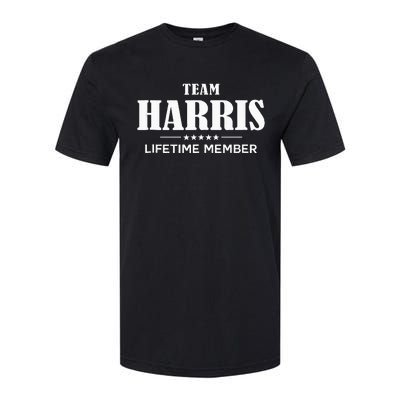 Team Harris Lifetime Member Harris Family Softstyle CVC T-Shirt