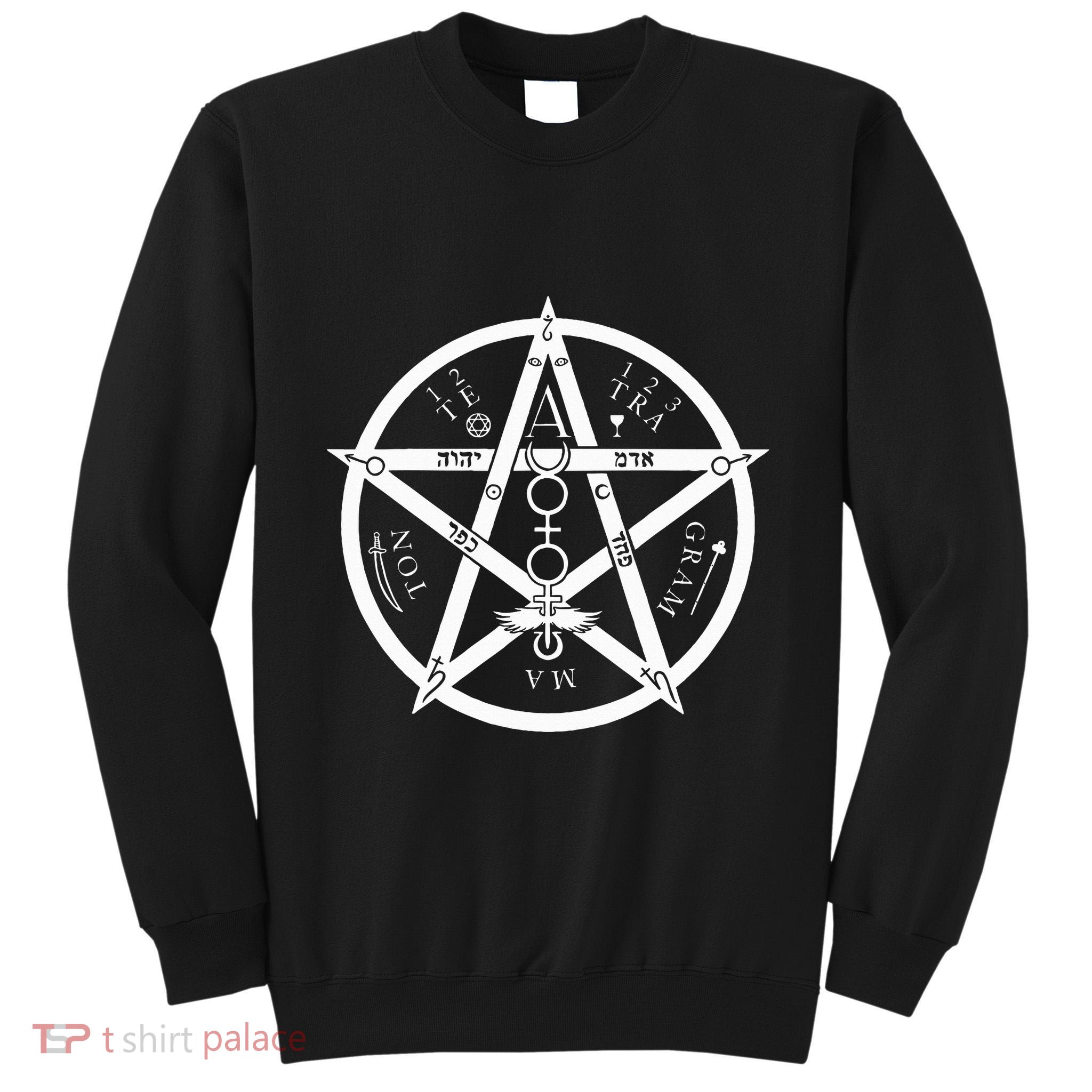 Tetragrammaton Holy Magic Symbol Judaism Tall Sweatshirt