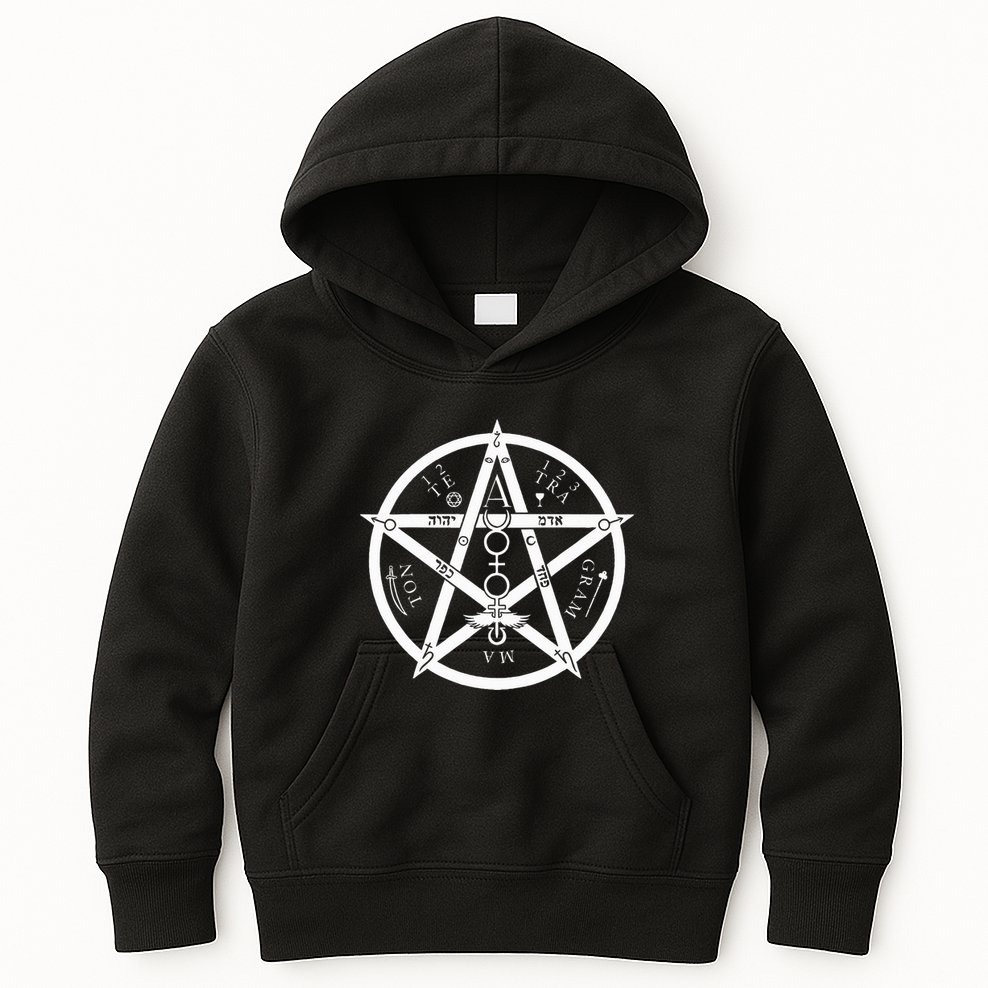 Tetragrammaton Holy Magic Symbol Judaism Kids Hoodie