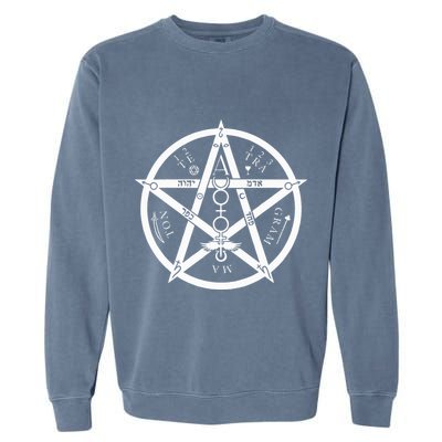 Tetragrammaton Holy Magic Symbol Judaism Garment-Dyed Sweatshirt