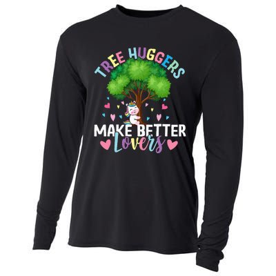 Tree Huggers Make Better Lovers Environmentalist Cooling Performance Long Sleeve Crew