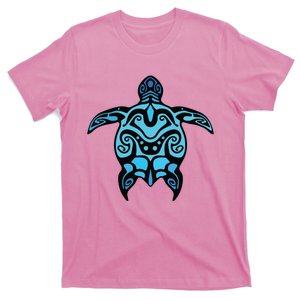 Tribal Hawaiian Maori Sun Sea Turtle 2Sided T-Shirt