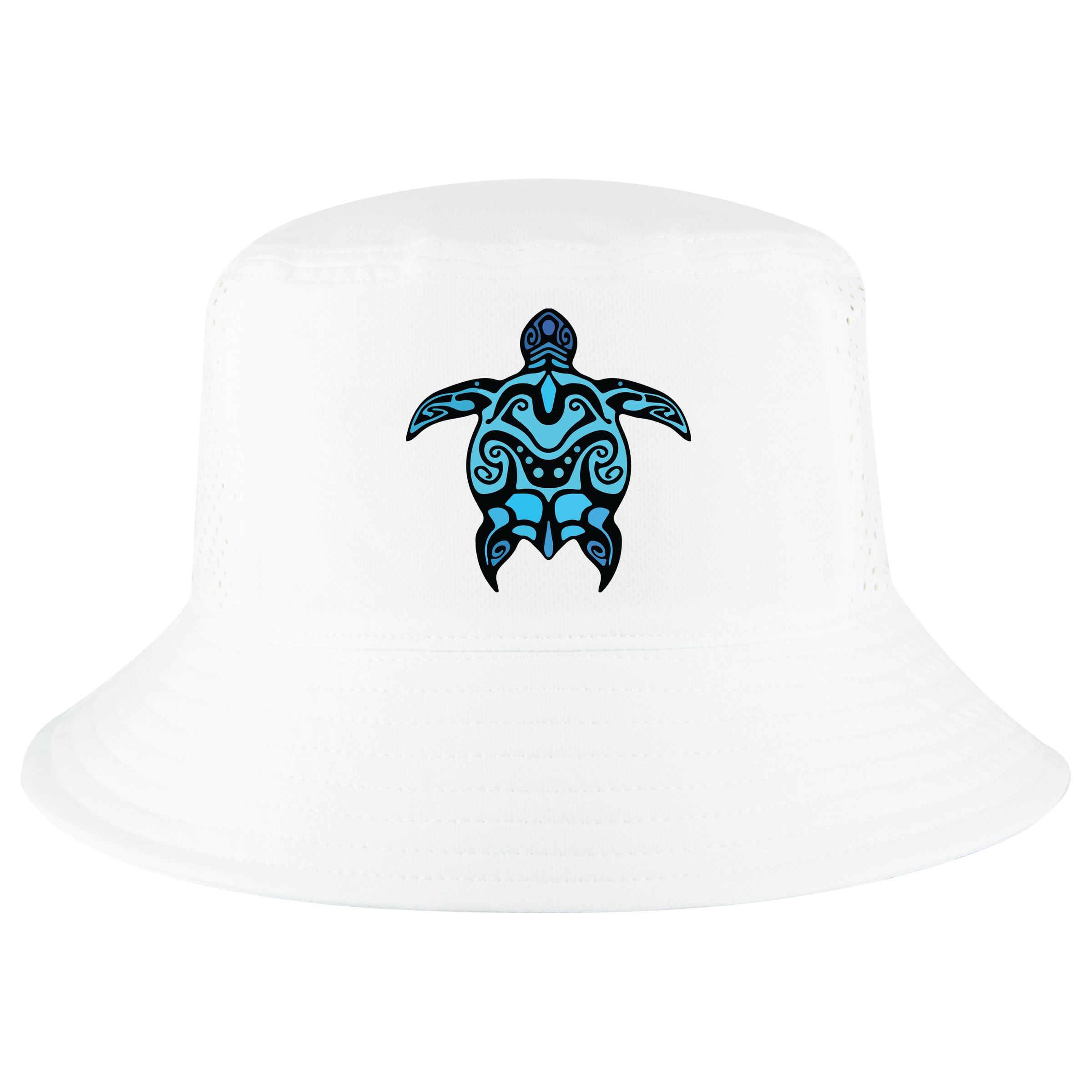 Tribal Hawaiian Maori Sun Sea Turtle 2Sided Cool Comfort Performance Bucket Hat