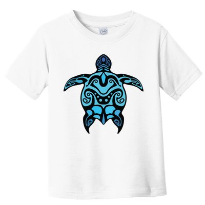 Tribal Hawaiian Maori Sun Sea Turtle 2Sided Toddler T-Shirt