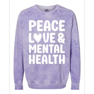 Tal Health Month Tal Health Awareness Gift Colorblast Crewneck Sweatshirt