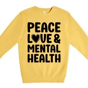 Tal Health Month Tal Health Awareness Gift Premium Crewneck Sweatshirt