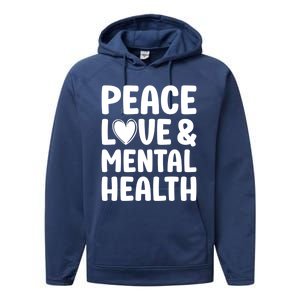 Tal Health Month Tal Health Awareness Gift Performance Fleece Hoodie