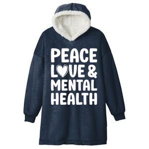 Tal Health Month Tal Health Awareness Gift Hooded Wearable Blanket