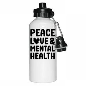 Tal Health Month Tal Health Awareness Gift Aluminum Water Bottle