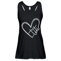 Titi Heart Minimalist Auntie Best Aunt Ever Gift Ladies Essential Flowy Tank