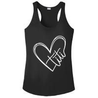 Titi Heart Minimalist Auntie Best Aunt Ever Gift Ladies PosiCharge Competitor Racerback Tank