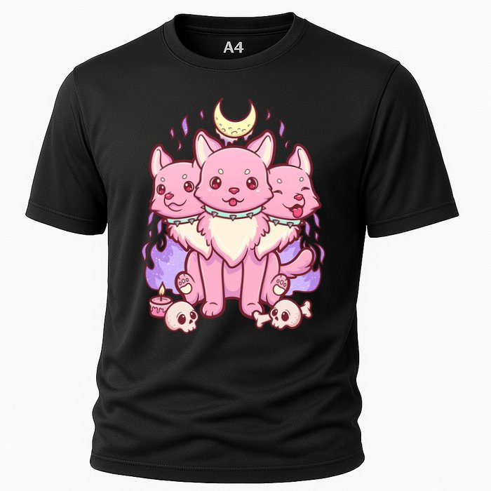Three Headed Moon Dogs Cooling Performance Crew T-Shirt