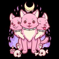 Three Headed Moon Dogs 16 in Basic Backpack