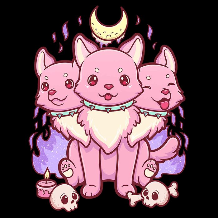 Three Headed Moon Dogs 16 in Basic Backpack